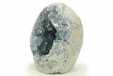 Free-Standing Crystal Filled Celestine Geode - Madagascar #287121-2